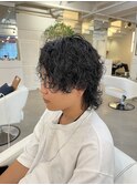 メンズウルフパーマ