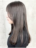 ＊黒髪ワンカールレイヤーカット顔周りレイヤー前髪軽めロング2