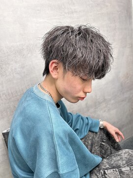 ネクスト 静岡店(NEXT) MEN'S HAIR/ダークアッシュ/ニュアンスパーマ/韓国マッシュ