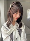 銀座でできる量産ヘアメイク/ふわっと編みたらし