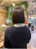イメチェン外ハネボブ美髪×ブリーチなしレイヤー韓国[大宮］