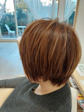 ヘアーズ 本店(HAIRZ) 《HAIRZ 》藤井☆白髪ぼかしアシメショート