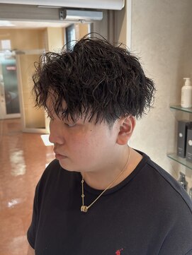 アレアル 広島並木通り店(ALEAR) ツイストスパイラル/メンズパーマ/ツーブロック/メンズ