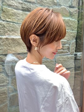 ロンドグロワール 大宮(Lond Gloire) ミニウルフレイヤーカット顔周りカット前髪カットショート/大宮