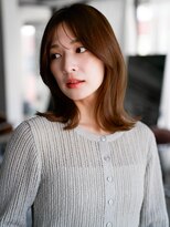 レノラ 本町(LENORA)&nbsp;☆レイヤーカット毛先ワンカールくせ毛風カール薄めバングデジパ