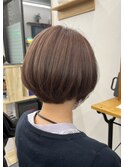 小顔に見えるショートボブ30代40代浦和の美容室ARTS鈴木英治