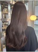 冬の艶感◎まろやかブラウン×暗髪ナチュラル