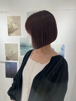 ジュベ 別府店(juve.)&nbsp;別府ショートボブ顔まわりレイヤーカット髪質改善カラー30代