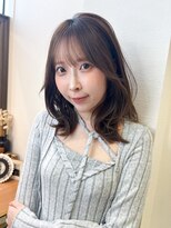 ロンドアベニール 北千住(Lond avenir)&nbsp;オリーブグレー/レイヤーカット/黒髪/マロンベージュ/北千住