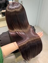 アウラ 近鉄八尾駅前店(Aura)&nbsp;暖色系カラー×髪質改善UPTOGLOSS   近鉄八尾
