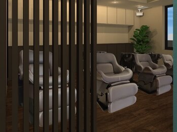 hair&make Laule’a【ヘアアンドメイク ラウレア】の写真/【2026年1月NEW OPEN★】隣が気にならない半個室×ベテラン施術者による上質空間で心身共にリラックス♪