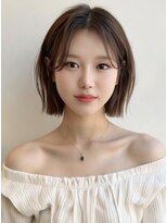 ライズ ネックス ザ サロン 渋谷(LIZE nex the salon)&nbsp;韓国ボブ［#渋谷駅 #韓国 #髪質改善 #ボブ #レイヤー］