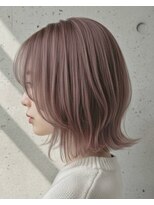 アンドモア(and MORE) ピンクベージュカラー