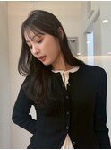 顔周りレイヤーカットべージュカラーくびれレイヤーカット