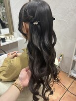 ボクノ 3号店(bokuno) ハーフアップアレンジ
