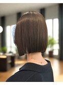 切りっぱなし×ナチュラルショート×髪質改善×横浜