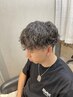 当日予約限定☆メンズカット+パーマ