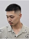 フェードカット外国人風ショート