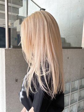 ヲタク(wotaku.) ホワイトブロンドハイトーンケアブリーチ抜きっぱなしブロンド