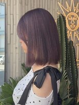 ヘアプレイスソル (HAIR PLACE SoL)&nbsp;透明感シアーブラウン/ミディアム/ボブ/髪質改善