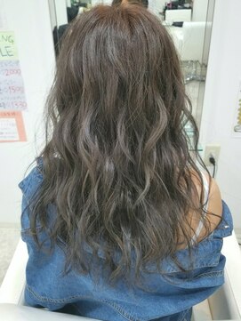 メルマードバーベル(Mermard Bavel) 【　セミロング　】　THROWカラー/ダークグレーアッシュ3