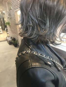 ヘアーデザイン シュシュ(hair design Chou Chou by Yone) ☆chou chou☆バレイヤージュ×グレージュ