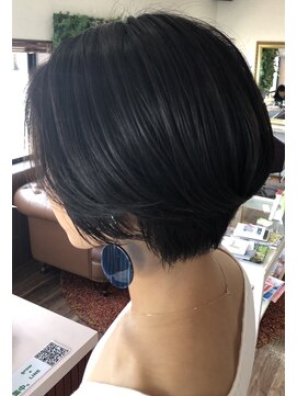 ヘアーメイク グロー(hair make grow) ハンサムショート×ダークグレージュ