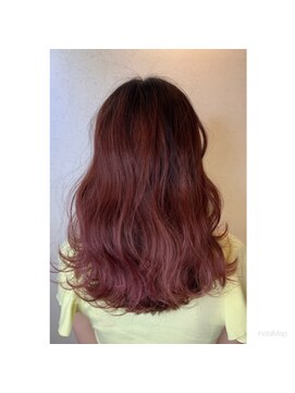 ナンバー リコ 名駅 ジャム 名古屋(N° rico JAM) チェリーレッドバレイヤージュ