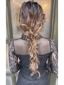 シャル オカチマチ 上野御徒町(shalu) 【shalu 渡邊翔一】ラフなカジュアルダウンスタイル