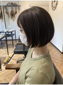 大人レイヤーボブ_ブルーブラック_マッシュショート