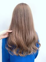 リノショアーズ 日本大通り店(RINOSHORES)&nbsp;大人可愛いふんわりカールカラーペールピンクベージュカラー☆