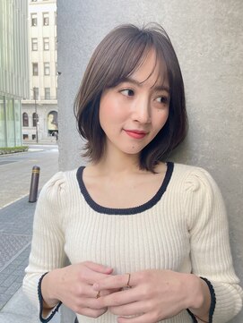 エマ ギンザ(EMMA GINZA) 【EMMA】丸型　似合わせカット　メルティカラー【MARIA】