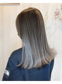 大阪から香川へ!バレイヤージュカラー