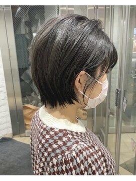 ワット 原宿店(W) 原宿髪質改善ベージュカラーブリーチなし韓国レイヤーハイライト