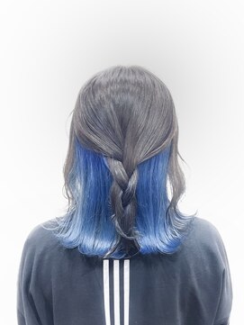 ホワイト 梅田(white) ＊インナー＊ネイビーブラウン×ブルー