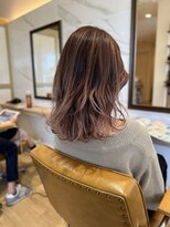 ラポールヘアー(rapport hair)&nbsp;バレイヤージュ×ピンク＊