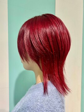 マティーナ ヘアー 池袋(Matina hair) 【派手髪チェリーレッド】20代30代40代