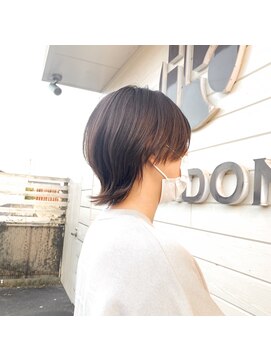 ヘア ロンドン カフェ(HAIR LONDON CAFE) ウルフカット、カラー