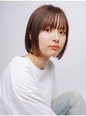 ★20代30代のミニマムボブ