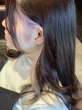 ブル(b.u.l.l.) インナーカラー　ミルクティーカラー