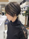 大人くびれショート/白髪ぼかし/30代40代50代【武蔵小杉店】