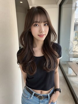 ドロシー 郡山桑野店(Dorothy) ミニウルフチェリーブラウンホワイトグレージュフェザーパーマ