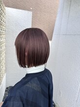 ワクヘアー(WaKu hair) タッセルボブ＋ピンクベージュ