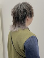 プレジールバイラファブリック(PLAISIR by LA FABRIQUE)&nbsp;PLAISIR/佐々木 ウルフ インナーカラー ホワイトラベンダー 草加