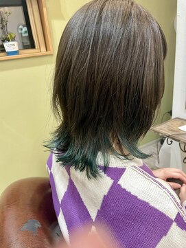 ラテ アトリエ(latte atelier) 大人可愛い/裾カラー/ケアブリーチ