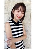 ミニボブ×透けバング【藤沢】