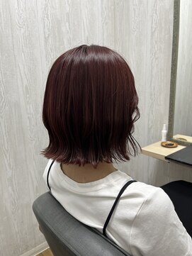 テーラヘアー 木更津本店(TELA HAIR) チェリーレッドボブ