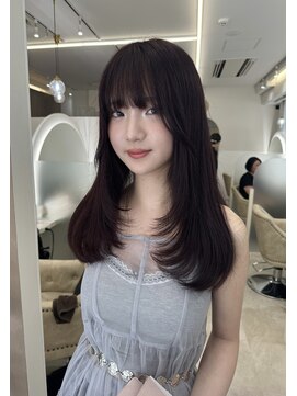 ネモネ バイ ミリー 梅田茶屋町(nemone by milly) ロングレイヤー×顔周りレイヤー