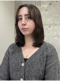 レイヤーカット ミディアムヘア 表参道