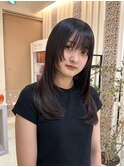 セミロング×レイヤーカット